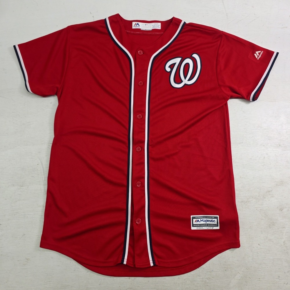 Bryce Harper Jersey #34 Majestic Washington Nationals Youth‎ Baseball XL 18/20